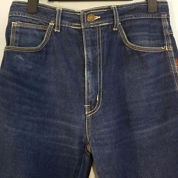 Vintage dark wash, straight  leg jeans . 26 waist. - Picture 2 of 8